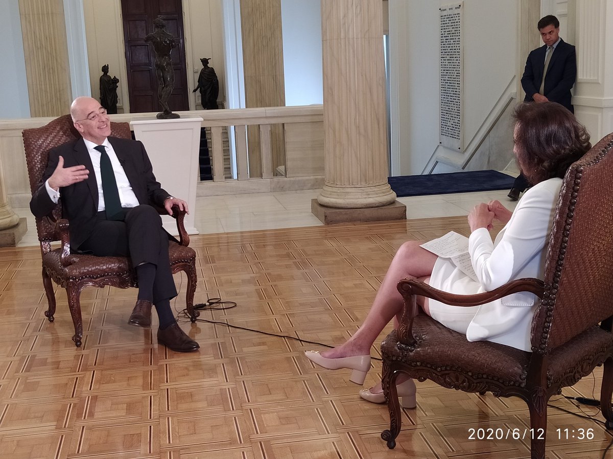 SofiaPapaioanou's tweet photo. Η κρίσιμη συνάντηση με την Αίγυπτο και η κατάσταση με την Τουρκία. Απόψε τα μεσάνυχτα ο ΥΠΕΞ Νίκος Δένδιας @ALPHA_TV #360moires https://t.co/TV6XeYgXvN