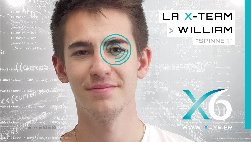 Ixcys_France's tweet photo. WE ARE X-TEAM 
Nom : William Bonjour
Alias : Spinner
Poste : Developpeur stagiaire
Activité principale : Développement / Web développement
Activité annexe : Ambianceur musical émérite
-
-
-
#xteam
@ixcys
#solutionsdigitales
#ssii
#developpements
#marketingdigital
#informatique https://t.co/q5s5RKijY3