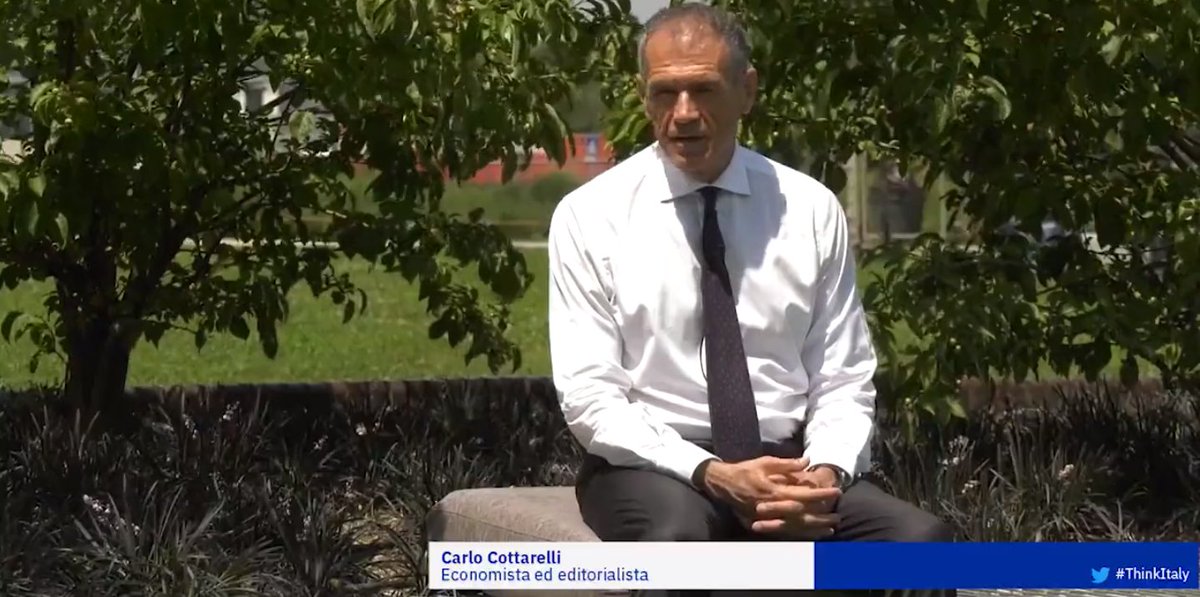 Digitalizzazione non è solo introdurre nuove tecnologie, ma bisogna semplificare i processi decisionali per mettere in pratica. <a href="/CottarelliCPI/">Carlo Cottarelli</a> #ThinkItaly #IBM <a href="/IBMItalia/">IBM Italia</a>