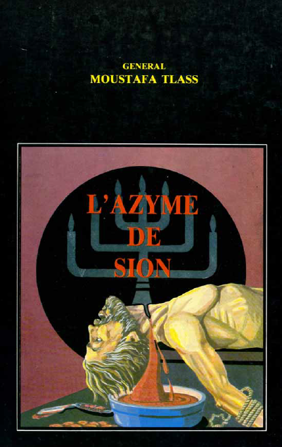 Dès 1994, Chatillon se rapproche de Moustafa  #Tlass, ministre de la Défense syrien de 1972 à 2004, exécuteur du massacre de Hama en 1982, et auteur en 1983 d'un petit livre à succès accréditant l'existence de crimes rituels juifs, un très vieux mythe complotiste antisémite.