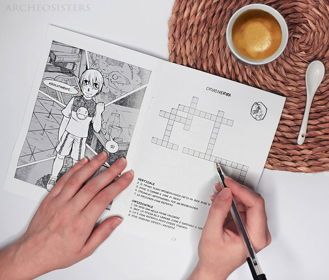 La pausa dell'archeologo? Caffè ovviamente!☕
E se a questo aggiungessimo un buon cruciverba a tema? 
Lo trovate sul fumetto Jack e Matrix:Archeologi di jmxcomics insieme ad altri simpatici giochini da fare anche insieme ai più piccoli sotto l'ombrellone☺️
archeosisters.blogspot.com/2020/06/jack-e…