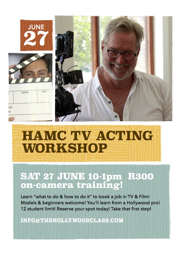 REAL PRACTICAL TRAINING!
reserve: info@thehollywoodclass.com