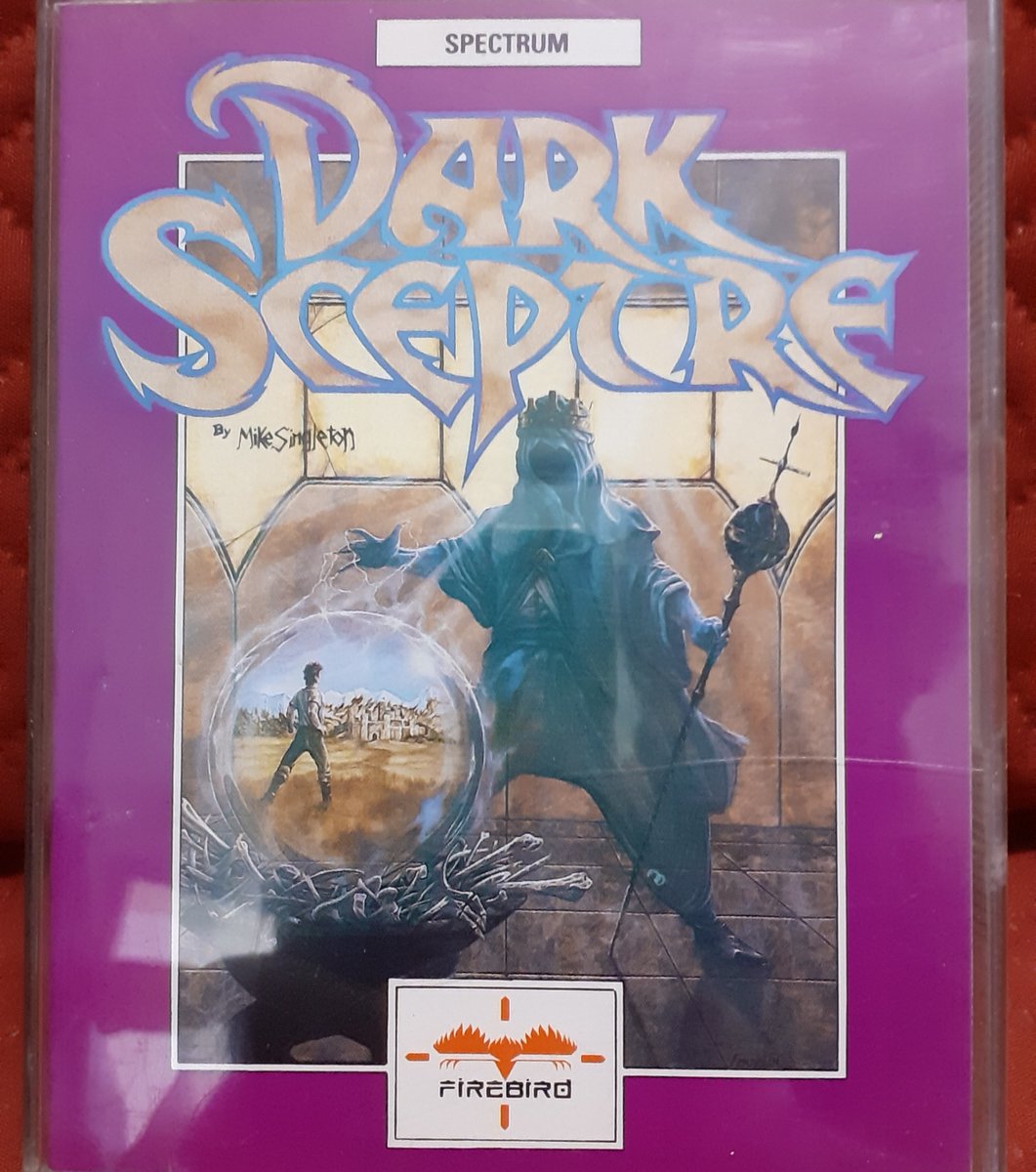 HalomoGamer's tweet photo. #DarkSceptre, por #MikeSingleton, en este caso distribuido por #Firebird. Aventura gráfica y combate táctico.
#ColeccionHalomo
#ZXSpectrum https://t.co/oe7MKyah01
