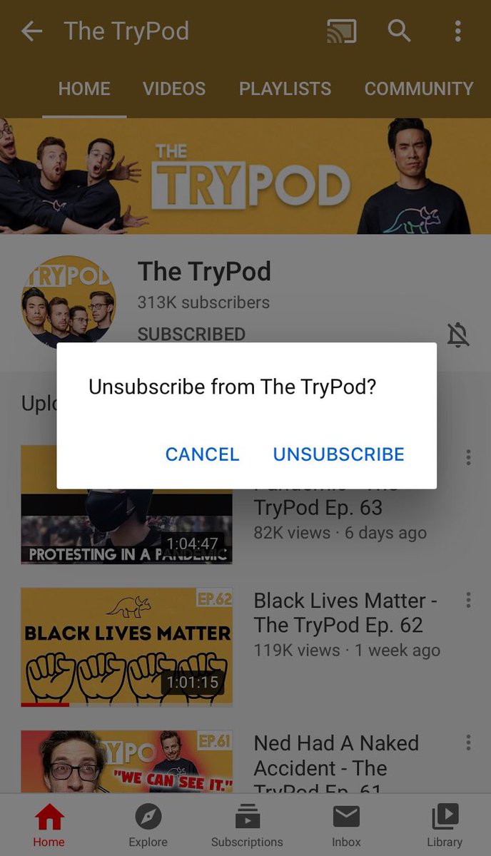 23. Really bummed to do this.  @tryguys got me through some rough times. But I’m not going to support a fellow queer POC artist who supports a teen celebrity ruining the lives of random teens/young adults over social media posts.