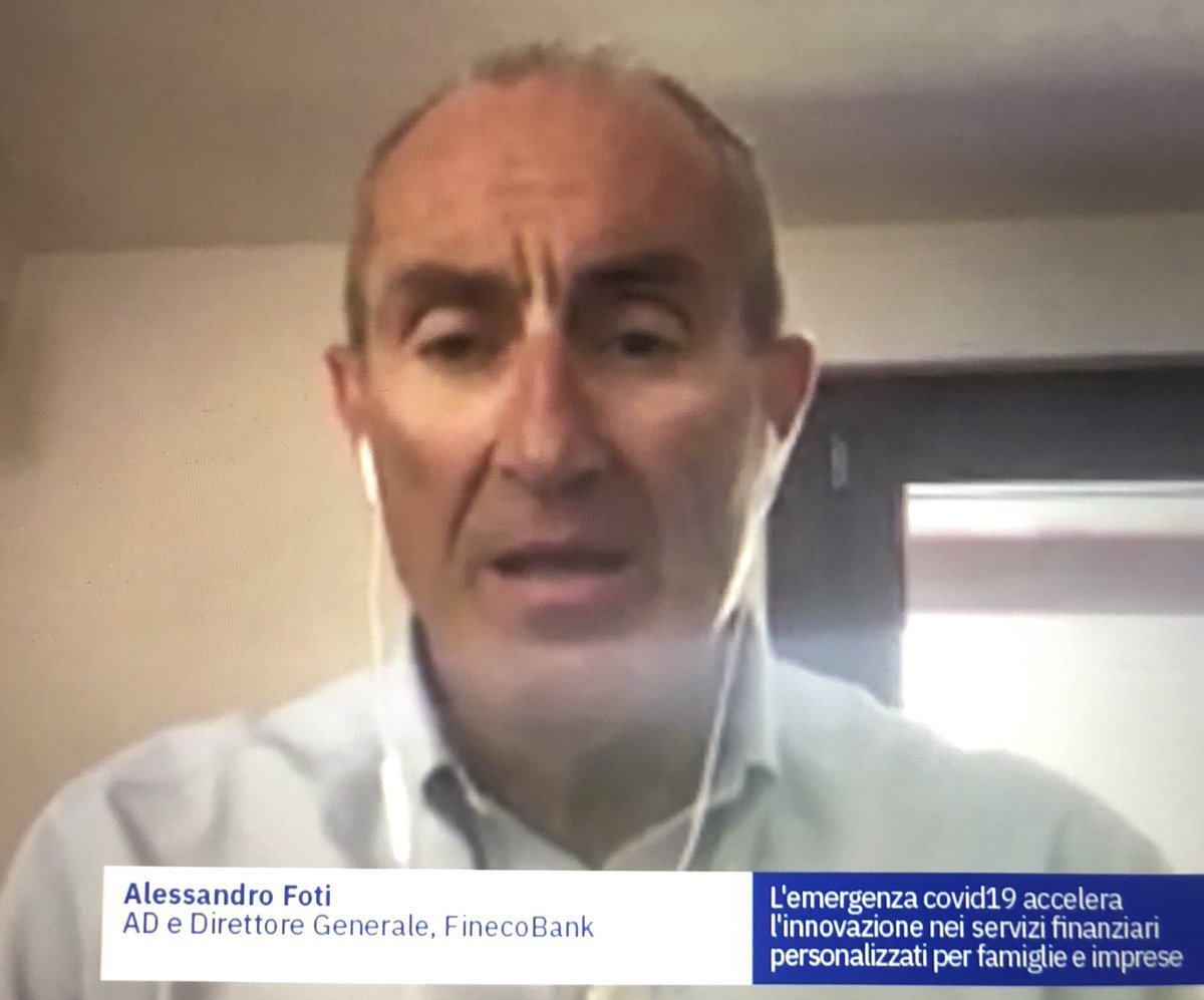 mbellini3's tweet photo. #AlessandroFoti #FinecoBank a #ThinkItaly si conferma il ruolo fondamentale del digitale nel rapporto con i clienti #banking #Thinkdigitalsummit https://t.co/23TFDXwBMG