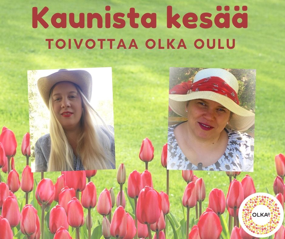 OlkaOulu's tweet photo. Tämän ja ensi viikon aikana #lomille. Toivotaan iloista ja oivallista kesää kaikille😄 #vertaistuki #potilasjärjestöt #toivo #ilona #oiva #oys2030 #ppsotu https://t.co/PXAQg4kQob