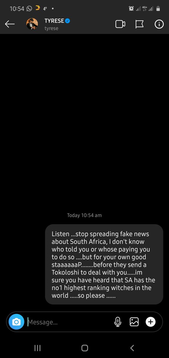 I sent Tyrese a lil something something I hope he reads 🤪🤭 #TyreseMustFall #Tyrese
