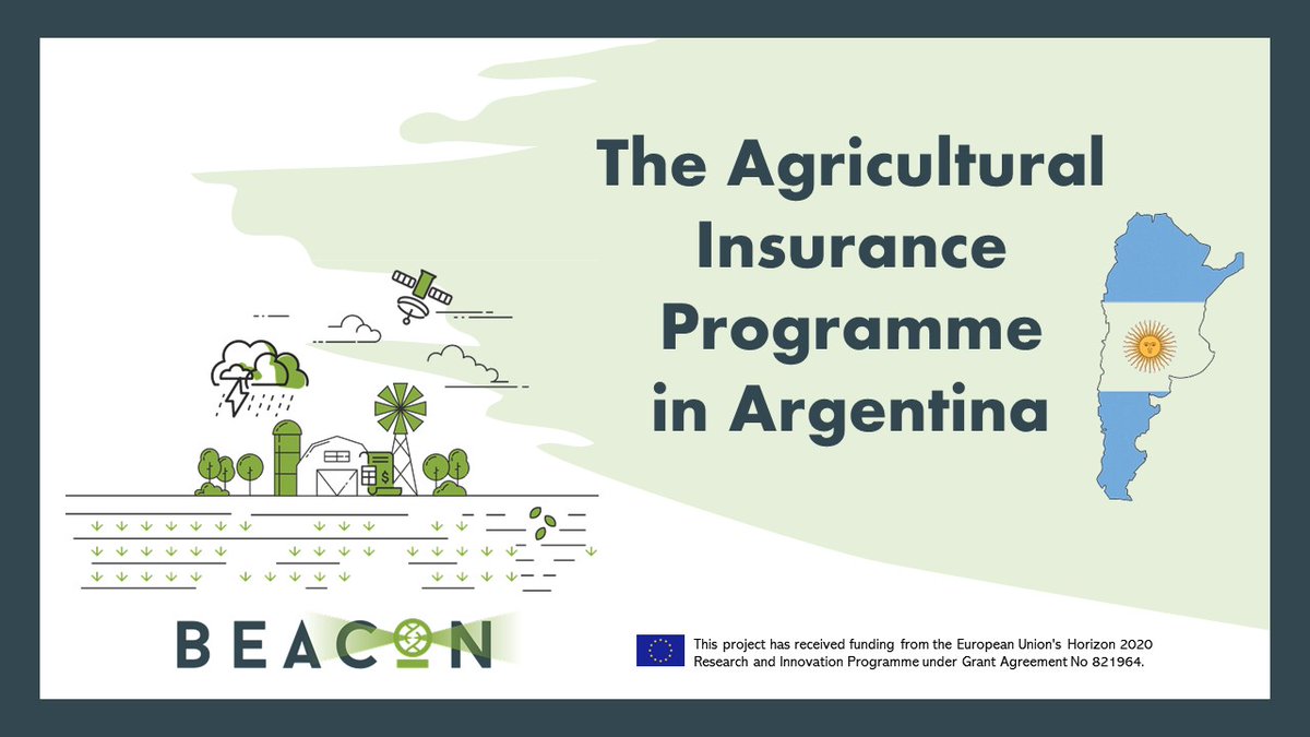 BEACON_AgI's tweet photo. ๐ How about jumping today over the Atlantic to the southern hemisphere, to learn a few facts regarding the Agricultural Insurance market of Argentina?
๐ฅ WATCH THE VIDEO ฮฮค https://t.co/txXxGNEnTx
#Karavias #InoSens #AgroApps #etherisc #UBFCE #etam_sa #EUAgri #EU_H2020 #H2020 https://t.co/O81Q2uhVbN