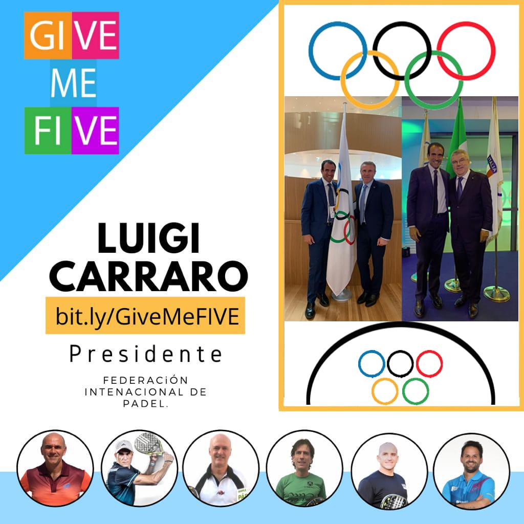 ThePadelProject's tweet photo. D. @luigicarraro Presidente @padelfip se rodea de los mejores en su carrera por el sueño @Olympics!! 👌

En la foto:
> Sr Thomas Bach: Presidente COI
> Sr @sergey_bubka: Miembro COI

Hoy a las 20h 🇪🇸 🇮🇹 - 15h 🇦🇷 
No te lo pierdas!!
⬇️⬇️⬇️
https://t.co/TuZXCpTFw9

#PadelOlimpico https://t.co/IQjX26r2VT