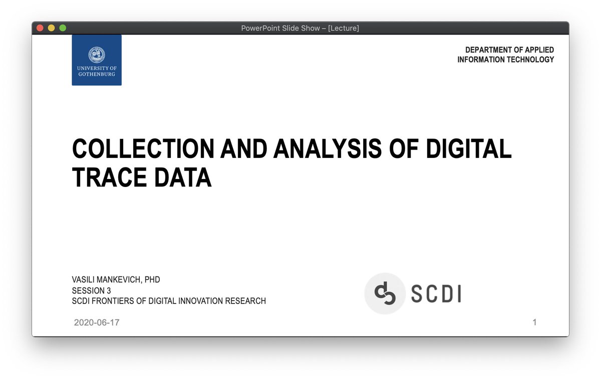 vasilimankevich's tweet photo. Had a pleasure to teach the session on #digitaltracedata at the @swecdi  doctoral course. It was great to meet the future Digital Innovation researchers! Look forward to reading their work in the coming years
https://t.co/Ydlt2h6snQ https://t.co/6lyIi1KgSa