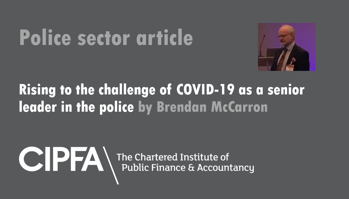 CIPFA's tweet photo. Read Brendan McCarron's latest police sector article about overcoming financial and organisational challenges with insightful and decisive senior leadership. https://t.co/5tGabSFq1Z
#AFEPmembers  #policesector #NPCC @PoliceChiefs, @AssocPCCs  #PACCTS #CIPFAPolice2020 https://t.co/haDOJ7Ld2H