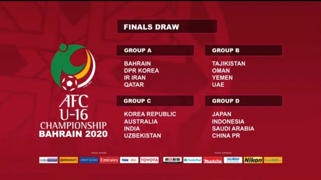 45_halftime's tweet photo. Ngelihat hasil drawing Piala Asia U16 &amp; U19 ini g terlalu cemas. Malah yakin lolos dr grup.
Mengapa? Krn udh brp kali ngelihat anggota timnas diusia tersebut bagus2. Tgl program dan ujicoba berkualitas yg diperlukan. https://t.co/NG4y6Jf0Rc