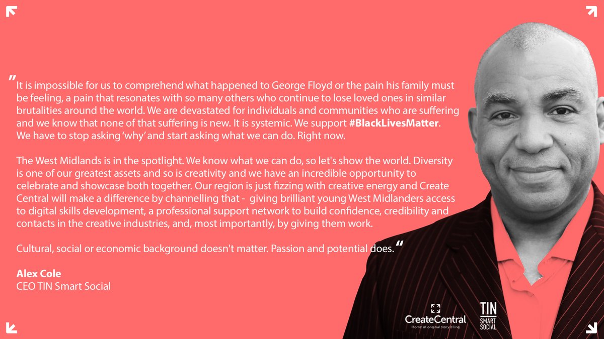 We are proud to be working in close partnership with TIN Smart Social, an organisation that supports the most disadvantaged, excluded and vulnerable groups across the West Midlands. bit.ly/3fy4LvI  #skillsdevelopment #digitalart #youthjobs #bbcwm #lovebrum #brum