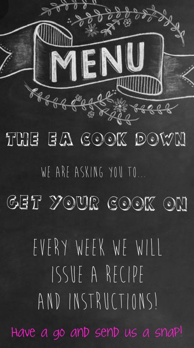ElginAcHE's tweet image. 🚨🚨COOK DOWN🚨🚨 This weeks challenge is to create a sweet 🥧🧁or a savoury 🍛🍝dish using ingredients from the cupboard at home! looking forward to seeing the recipes and pictures!! 📸📸 #Cooking #cookdown #food #getyourcookon #TeamEA