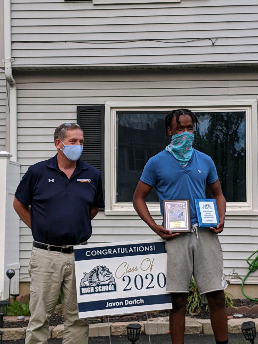 BCSDBulldogs's tweet photo. Congrats to Javon Dortch on being named as the Beacon Wrestling Teams Most Improved Athlete &amp; also a 2020 All League Athlete! @BCSD_Wrestling @BeaconCityHS https://t.co/9pKfMG0sCo