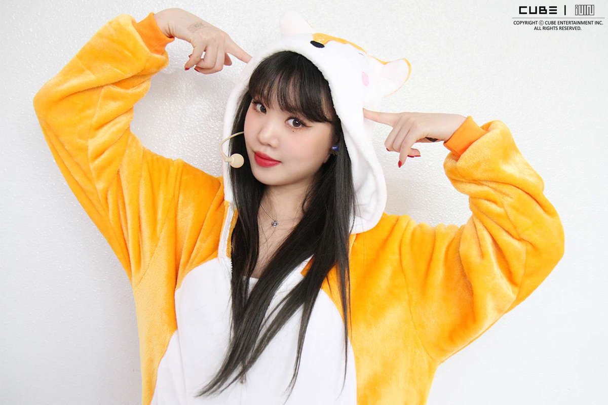 GIDLEFR's tweet photo. 18.06.20 | U-CUBE 

▶️ Mise à jour U-Cube avec des photos des filles durant les promotions de « Luv U » ! https://t.co/NyuDXRbEzN