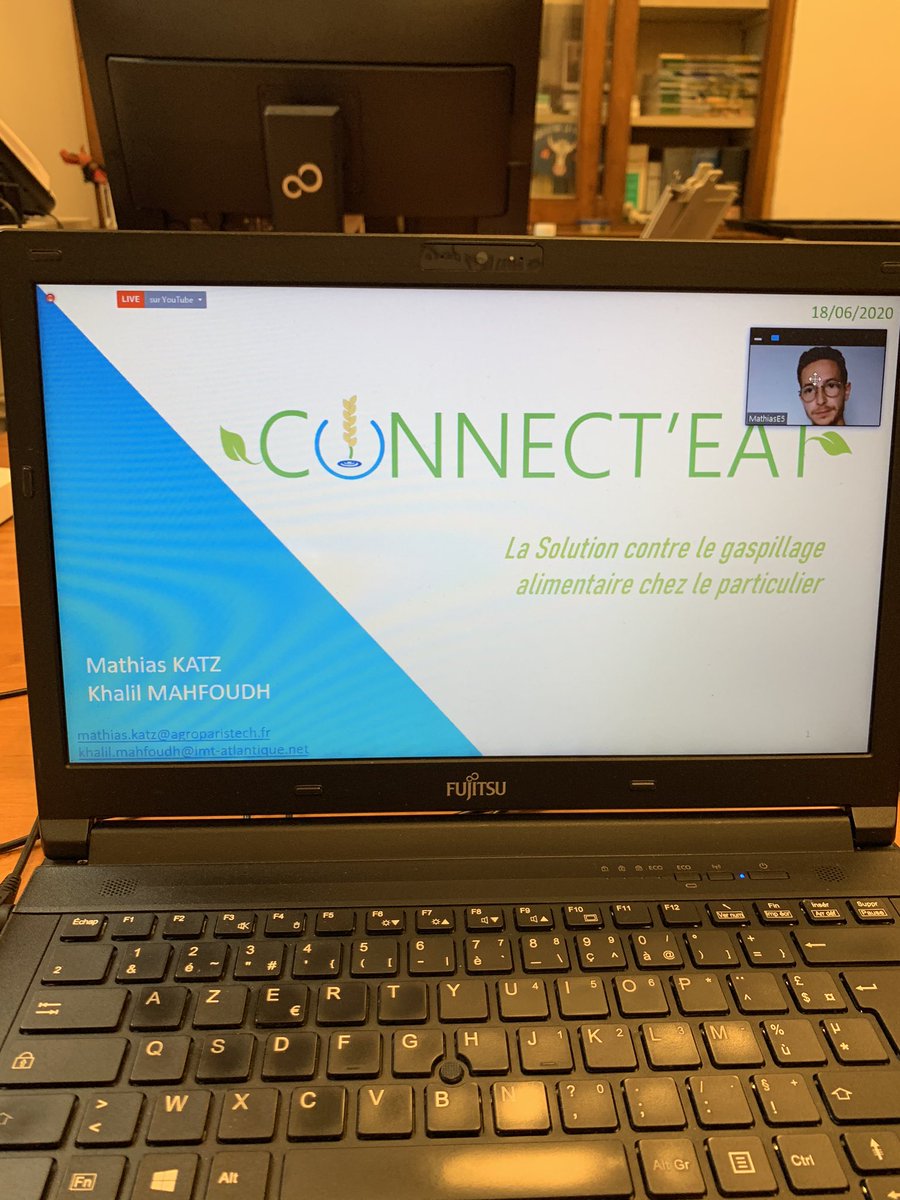 Le jury #MakeITAgri présidé par Philippe Gate <a href="/AcademieAgri/">Académie Agriculture</a> et auquel sont associés 2 autres membres de notre Compagnie écoute avec attention la présentation du projet #connect’eat des candidats <a href="/AgroParisTech/">AgroParisTech</a> <a href="/MINES_ParisTech/">M</a>