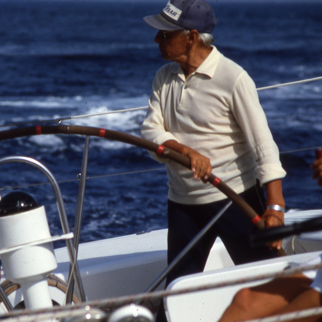 KarajanMusic's tweet photo. Steering through the week, smoothly like Karajan 1984 ©Emil Perauer;Karajan-Archive #karajanist #boat #herbertvonkarajan https://t.co/K6LLyD6fqh