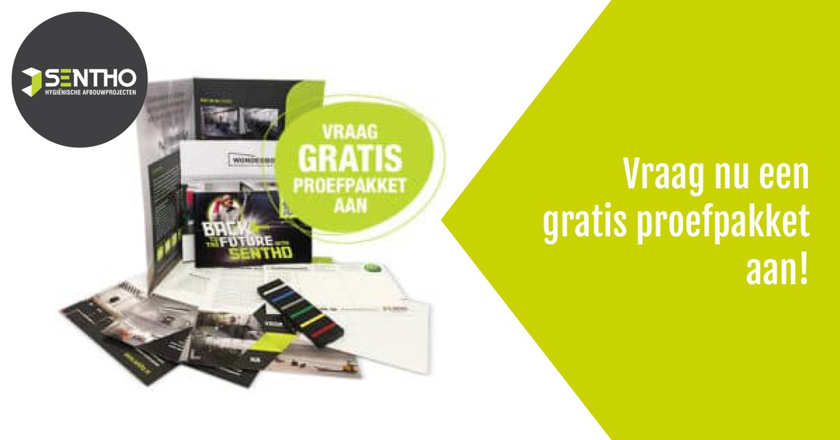 SenthoBV's tweet photo. ❗ Proefpakket ❗

Wilt u onze hygiënische systemen eerst testen? Vraag dan nu het gratis proefpakket aan. Het is zelfs mogelijk dat wij met onze superdeluxe mobiel experience center langs komen rijden! 

#Sentho #Proefpakket #Mobielexperience https://t.co/SYBqKKW2By