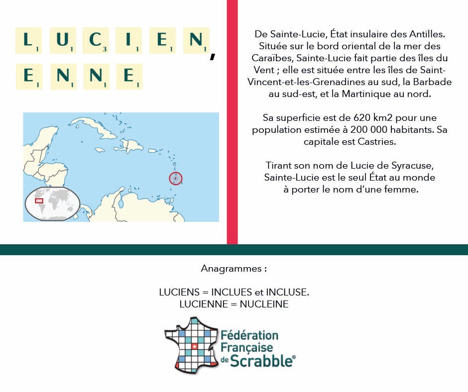 FFScrabble's tweet image. Nouvelle semaine = Nouveau mot !🙂