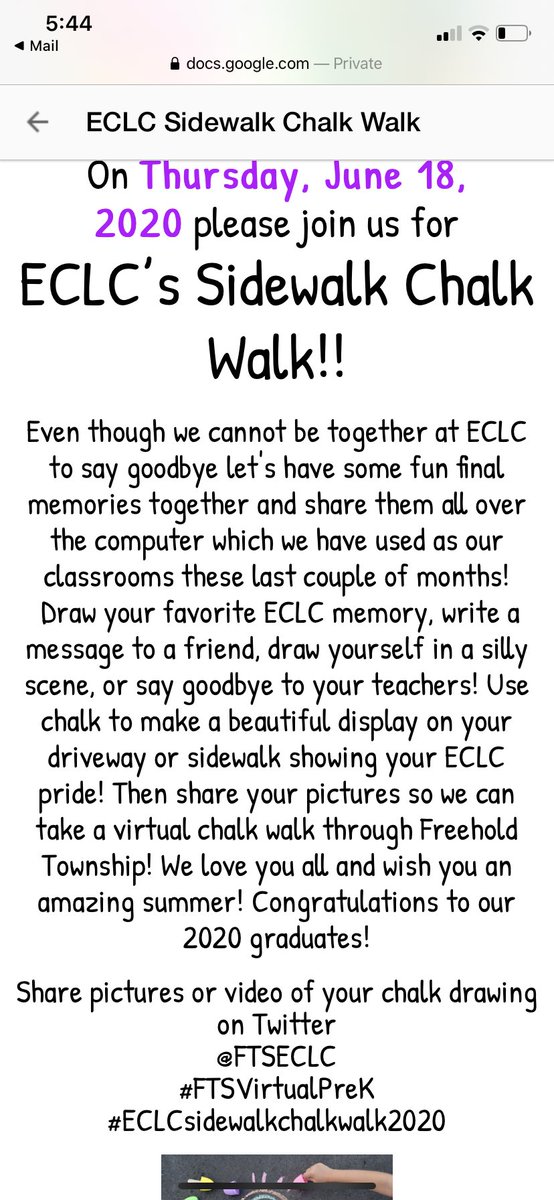 ECLC PTO tweet media
