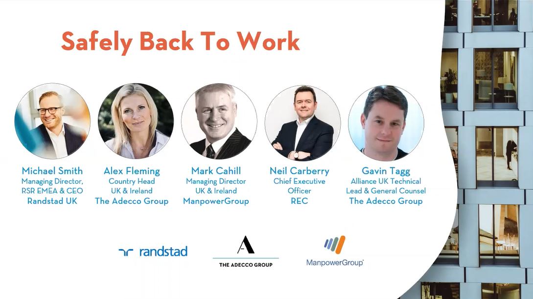 RandstadJobs's tweet image. In case you missed it live, you can catch our #SafelyBackToWork video here. Along with @AdeccoGroup &amp;amp; @ManpowerUKtoday, we discussed how businesses can be fully prepared to get people safely back to work when the time is right.

Watch it now: hubs.ly/H0rD8ry0