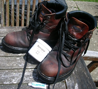 With a couple of minor leak repairs by a dab of <a href="/Stormsure/">Stormsure Ltd</a>  solution; one quick trip into a #Timpson shop, and regular cleaning/waterproofing with <a href="/UKRenapur/">Renapur</a>, I've just realised that my <a href="/Dickies/">Dickies</a> boots have survived serious walking exploits and general use for almost 25 years!