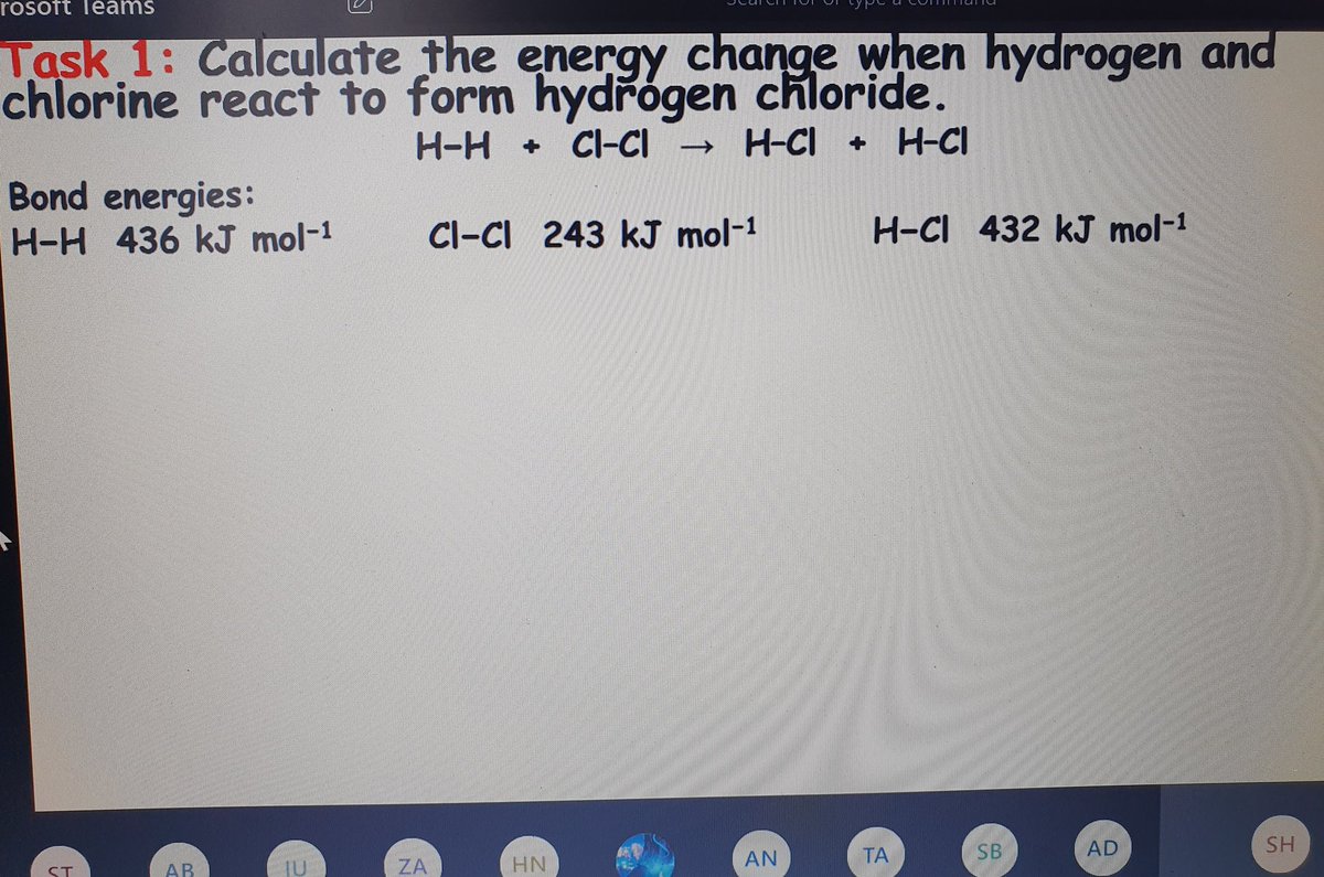 BibiChemistry's tweet image. Dare to teach bond energies in a live lesson.....?? Tbf the step by step process really helped them! #FFBSCIENCE #FFBCHEMISTRY