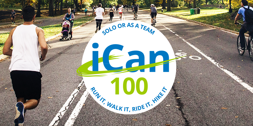 iCan, you can, anyone can do this! Run, walk, ride, swim or hike 100 miles either on your own or as a team and raise £100 to help us to be there for young people who need us at this challenging time.
Sign up today! - bit.ly/37HL5mo
#iCanforEikon