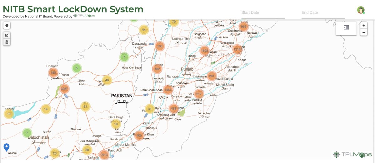MaKhanJoo's tweet photo. #MadeinPakistan
@NationalITBoard #COVID19 monitoring system used by @NCOCOfficial based on 1st indigenous develope Pakistani #TPLMaps (@TPL__Trakker).
The #SmartLockdown System created by @umarsaif reportedly who not charged a single penny for the project for a national cause. https://t.co/y1a26Aef8B
