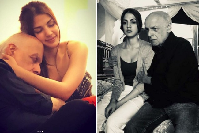 This does not look like a natural relationship  #MaheshBhatt, Rhea Chakravorty looks almost scared of you, After  #Jalebi she became  #Sushant's GF while being in such proximity with you. Your daughter is cavorting with a  #Loser with no films. 1/1