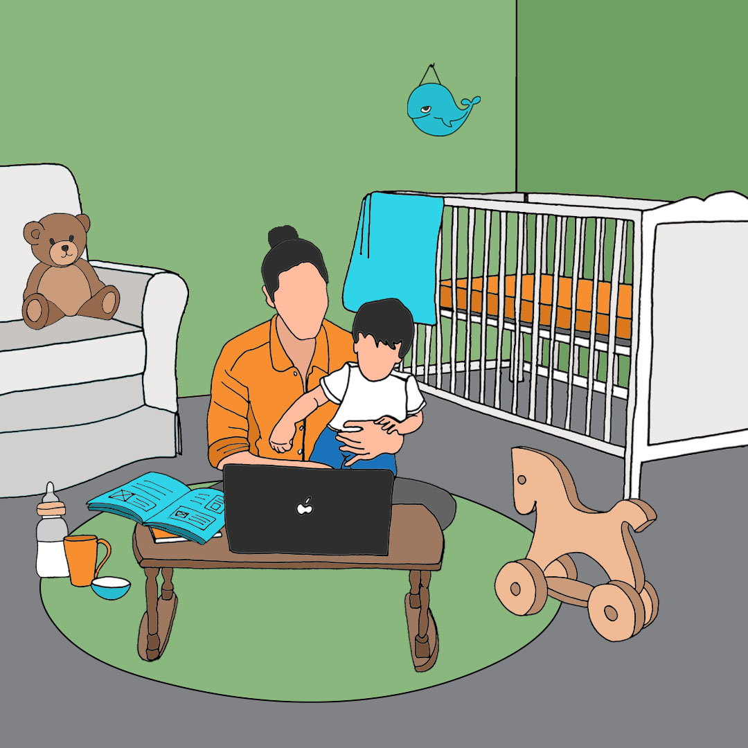 thoughtworksIN's tweet photo. @lubaina is a #productmarketing manager & a #workingmom. She’s been working remotely for 2 years now. To be productive while remote she incorporated flexibility, set up her workspace, organised her communication channels well.
Illustration: Chithkala Ramesh
#HumansofRemoteWork https://t.co/1nyOhKP31t