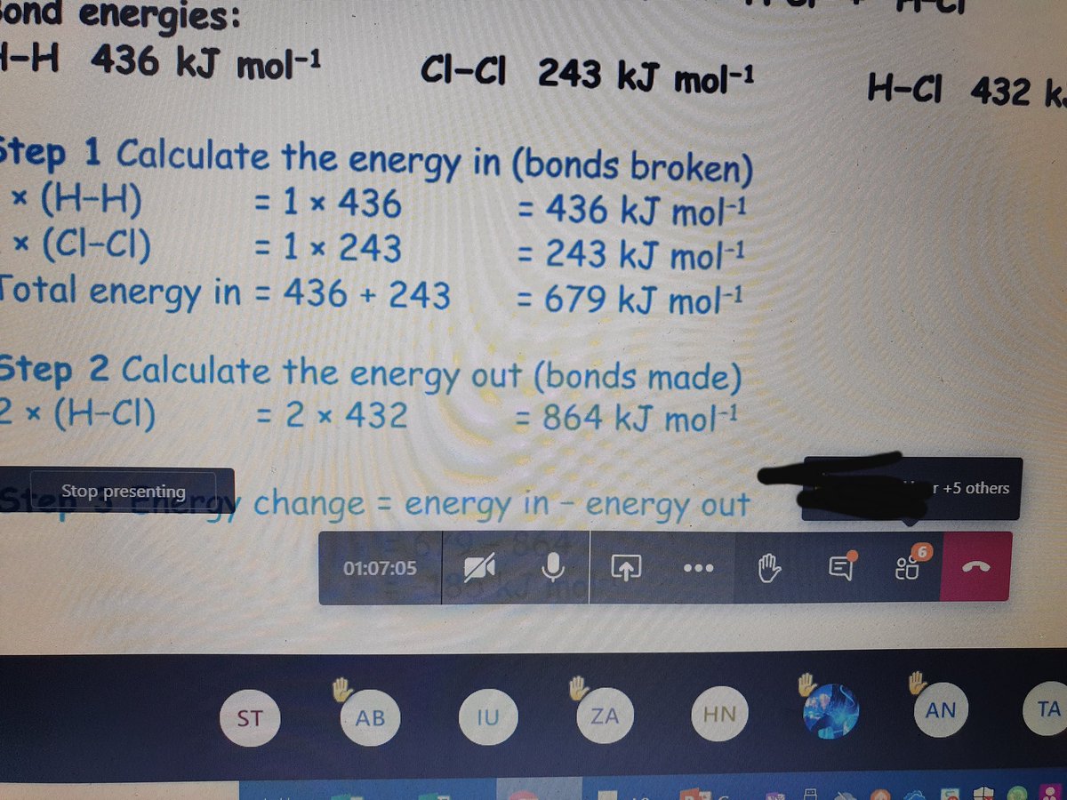 BibiChemistry's tweet image. Some great peer to peer review, &amp;amp; my favourite -using the hands up tool to do a quick check of who&apos;s got it! #FFBScience #FFBchemistry #remotelearning #engaged