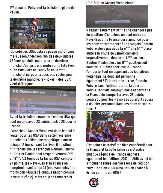 MXTIME3's tweet photo. ❗️ Salut à toutes et à tous, aujourd'hui c'est le premier article de "Throwback MX", dans cette série on reviendra sur des événements marquants du motocross, premier article aujourd'hui sur le #MXON2016! Let's gooooo ❗️#MX #dimanchesx #MXGP https://t.co/VlJACaCgFv
