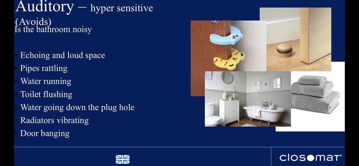 otsamantha's tweet image. Auditory considerations for the bathroom to enable #occupationalperformance  @OTKateSheehan @theotservice @closomatuk