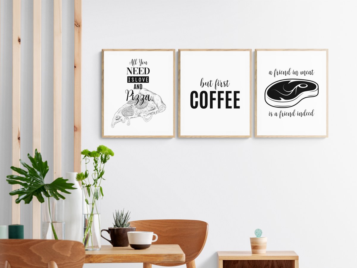 Tired of boring Kitchen walls?
Transform your kitchen with these Kitchen Wall Art Set.
Buy Here : ➡️ etsy.com/listing/800540…
 #kitchen #interiordesign #design #kitchendesign #food #home #cooking #chef #realestate #foodie #miami #architecture #homedecor #bathroom #foodporn #love