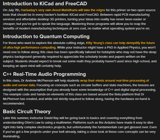 AlexCorvis84's tweet image. ¡Buenísima iniciativa! #HackadayU 🤓🧑‍🏫

¡Mucho ojo  al programa de cursos!

➡️ hackaday.com/2020/06/17/sch…