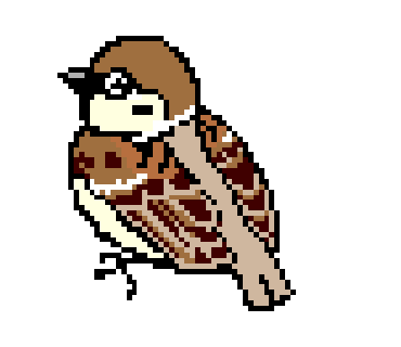 わだみ Dotori ドットリ スズメ ドット絵 わだみ Dotori ドットリ スズメ ドット絵