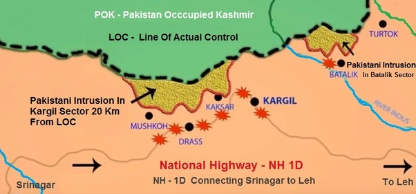 In the summer of 1999, Pakistan and India engaged in high altitude combat inKargil. Pakistani forces occupied peaks inIndia, dominating the lone road that connected India to the remote reaches of the Kashmir.