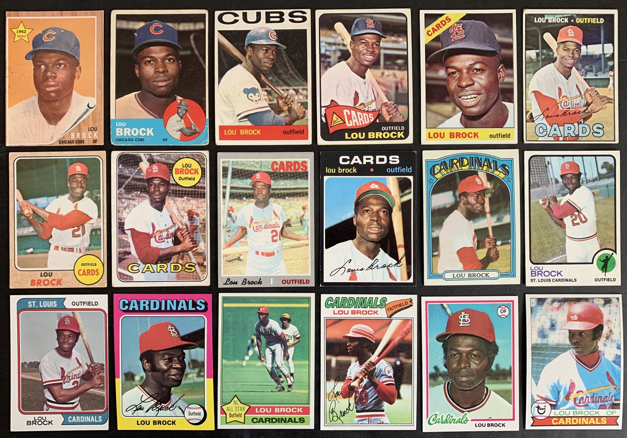 Happy 81st birthday to Lou Brock.  