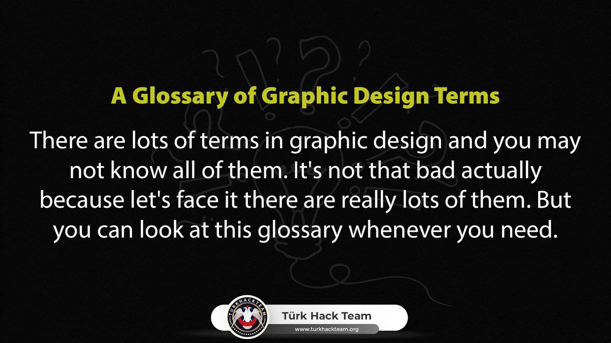 tht_en's tweet photo. A Glossary of Graphic Design Terms
🔗 https://t.co/uu6Y1ZjxEI
#graphic #creative #creativeart #desing #creativedesing #creativeoptic #creativelogo https://t.co/GlV9sUq817