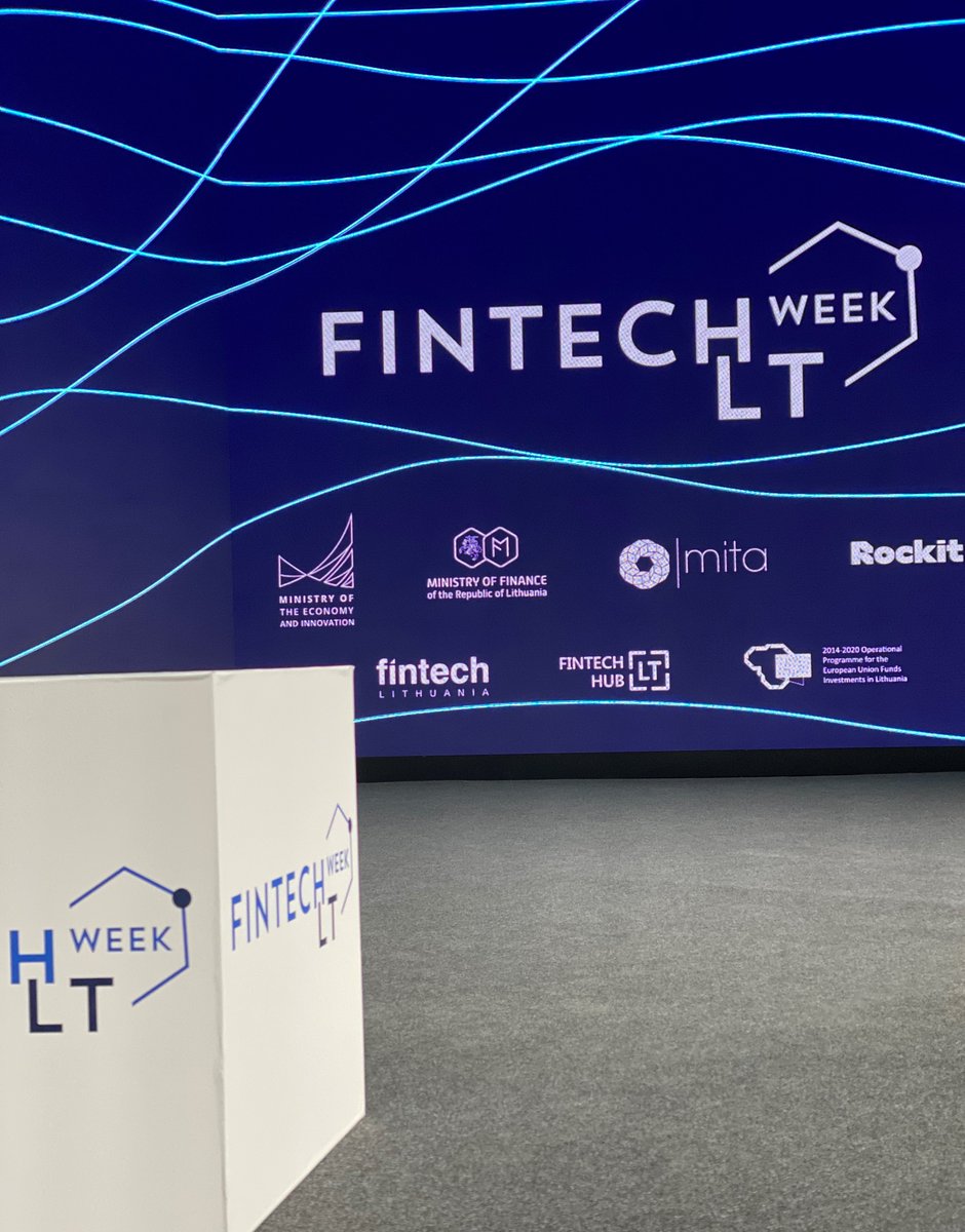 fintechinn2021's tweet photo. LAST DAY of Fintech Week Lithuania!
#fintechweeklt AGENDA๐
๐15:00 - Opening
๐15:10 - 16:25 Fintech Pitch Battle
๐16:15 - 17:40 Panels
๐17:50 - Lithuanian Fintech Awards
๐18:45 - Keynote
๐ 19:10 - 19:55 Panel
Detailed agenda: https://t.co/khSMZMFHp6 https://t.co/2VdSE4d9HJ