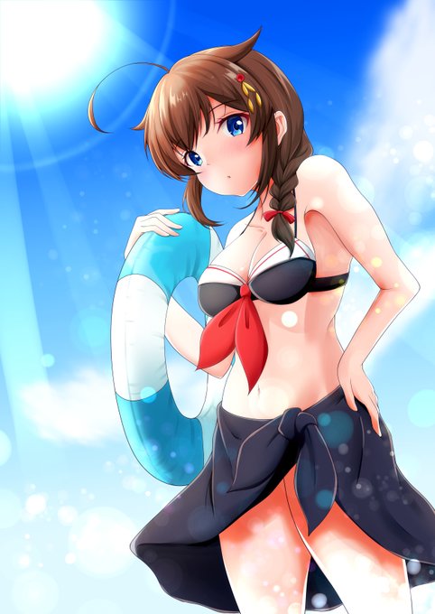 時雨とプールではしゃぎたい
#艦これ 