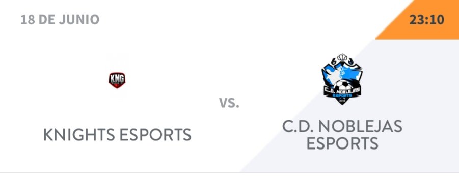 💙MATCH DAY💙

🗓️ JORNADA 26
🏆 VFO

🆚 Knights eSports
⏰ 23.10 h.
✈
📺 Twitch: CDNoblejaseSports

#CDNoblejaSeSports #MatchDay #VFO