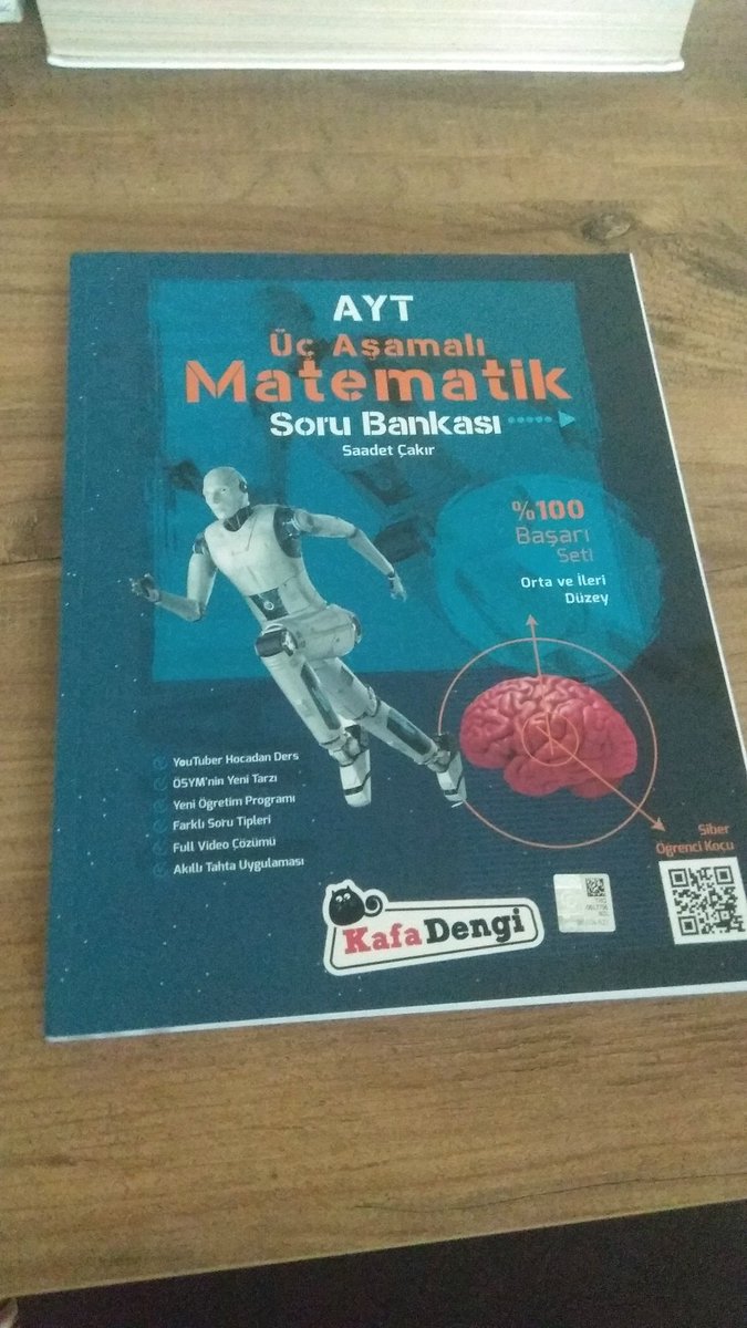 Bu sene tekrar sınava girerim diye almıştım hiç çözmedim ayt matı son haftaya bırakan gerçek bir alfaya hediye edicem