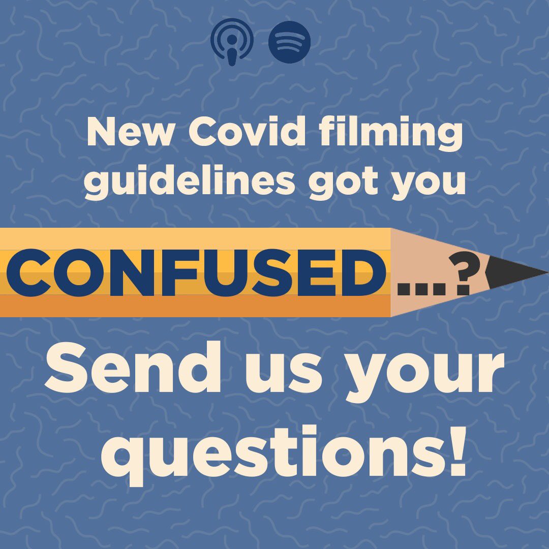 HowManyProducer's tweet image. New Covid filming guidelines got you CONFUSED? Send us your questions, confusions or challenges you’ve hit trying to run a safe &amp;amp; compliant shoot! And we’ll answer them on @HowManyProducers next episode - drop us a DM or email howmanyproducers@gmail.com
