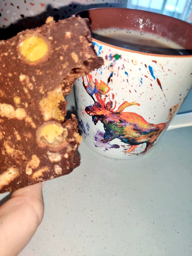 TrionaBump's tweet photo. My work colleague in our shared office space just brought me this to have with my coffee. 
I know she is in a different company but I'm strongly considering passing her probation at 3 months vs 6 months based on this alone. 
#WFHFun https://t.co/wT1GYcndIJ