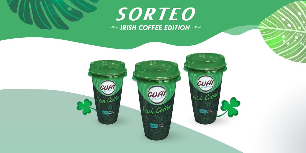 GuayCafe's tweet photo. 💚 #SORTEO 🍀
Somos la única marca con el sabor #IrishCoffee sin alcohol

Si no lo has probado aún, ¡ESTA ES TU OPORTUNIDAD!

🎁REGALAMOS un pack de 10 vasitos de #Café

👉Participa:
1️⃣ Síguenos + RT
2️⃣ Dale a FAV
3️⃣ Menciona a 2 amig@s

#GuayCafe #CoffeeLover #Gana https://t.co/sU6bvC92Vy