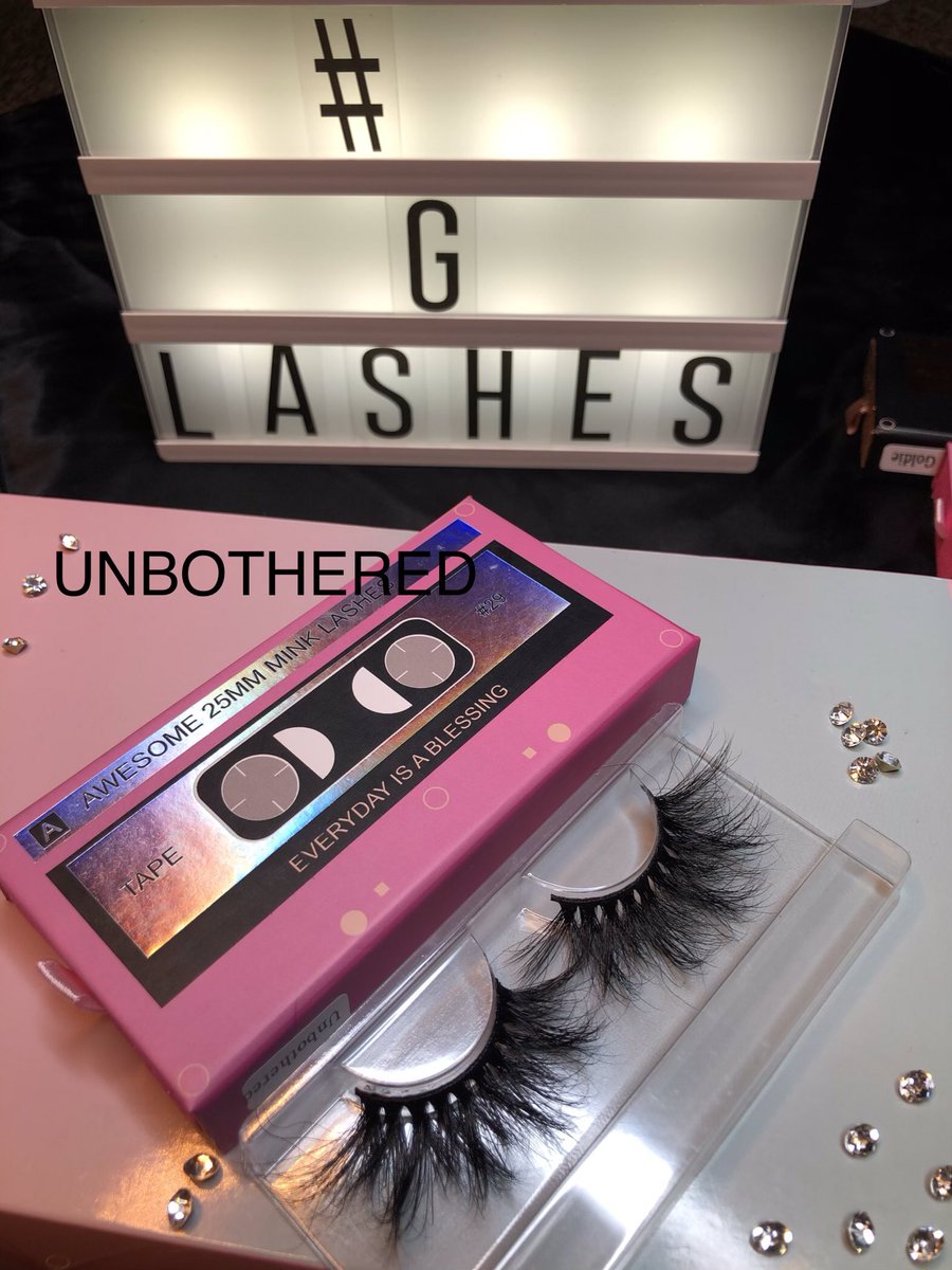ShopGLASHES's tweet photo. Introducing “ UNBOTHERED “ 6 of 6 Styles From G’LASHES  Line 💕
•

•

•

#25mmlashes #minkeyelashes #striplashes #fluffylashes #prettylashes #ShopGLASHES #GLASHESS https://t.co/l0DX6TXJpq