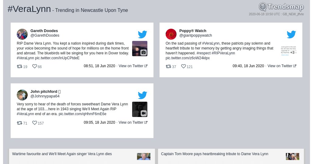 #veralynn is now trending in #NewcastleUponTyne

trendsmap.com/r/GB_NEW_jffvte